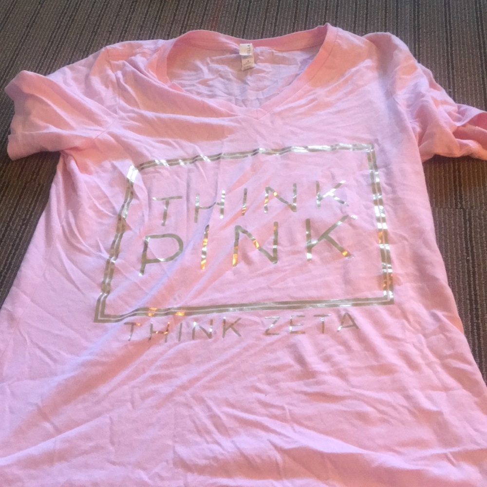 Think pink think Zeta shirt